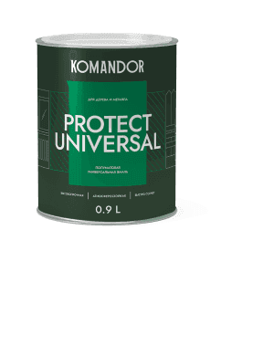 Эмаль универсальная полуматовая (алкидная) PROTECT UNIVERSAL БАЗА A 0,9 Л