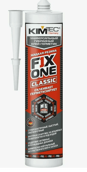 KIM TEC MS Клей-герметик FIX ONE белый 290 мл / 475 г