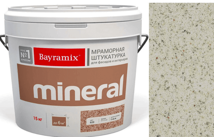 BAYRAMIX MINERAL мраморная штукатурка 467, 15 кг