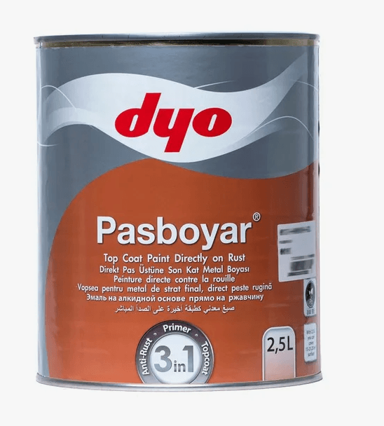 Эмаль алкидная молотковая 3 в 1 Pasboyar Hammer черный 2,5 л.