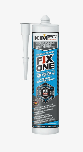 KIM TEC MS Клей-герметик FIX ONE прозрачный 290 мл / 380 г